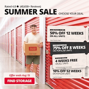 Access Storage - Moose Jaw Promotion
