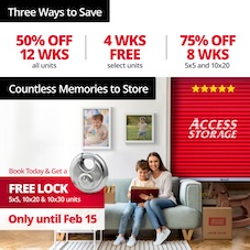 Access Storage - Moose Jaw Promotion
